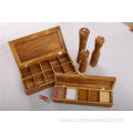 Olive Wood Salt & Spice Box